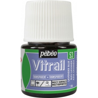 Vitrail transparent 45ml/ 53 lavander blue