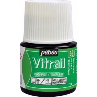 Klaasivärv 45ml Vitrail/ 58 vert vif