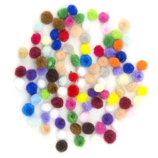 Karvapallid Mini PomPom d-45mm, 100tk/ assortii