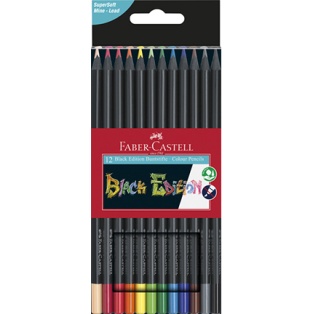 Värvipliiatsid Faber-Castell Black edition 12tk