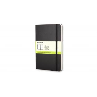 Moleskine notebook 13x21cm, plain hard cover