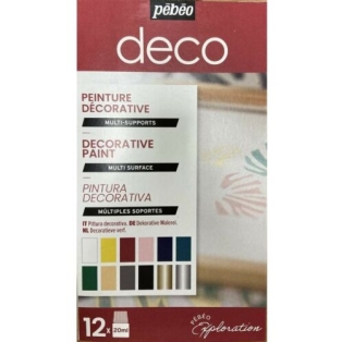 Decorative paint set Deco12x20ml mat