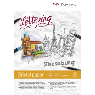Lettering/sketching Bristol pad A4
