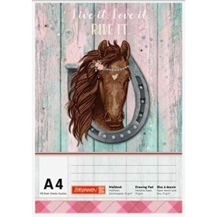 Joonistusplokk A3, Ponylove, 100lehte, 70gr