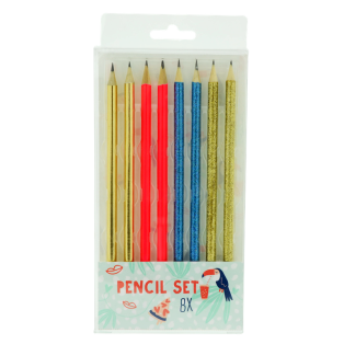 Palms&Pizza Pencil Set (8 pcs)