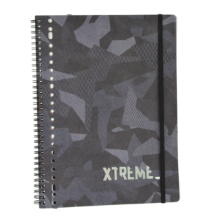 Xtremestrong FSC Collegeblock A4 Black