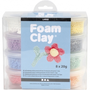 Modelleerimis-materjal Foam Clay Large 8x20gr