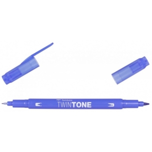 Tombow TwinTone Dual-tip 0,3mm, 0,8mm, frencj blue