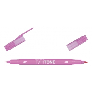 Marker Tombow TwinTone Dual-tip 0,3 ja 0,8mm, princess pink