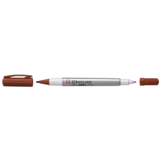 Permanent markerIdenti-Pen 0,4+1.0mm, brown