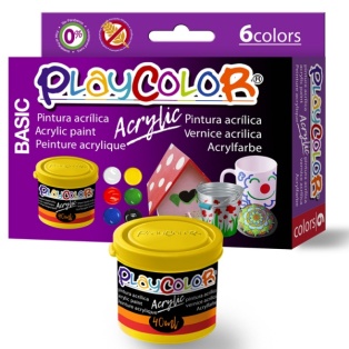 Akrüülvärvi komplekt Playcolor 6x40ml