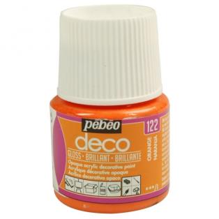 P.BO Deco-Painting glossy colour 45ml/ 122 orange