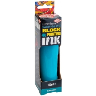 Premium Block Printing Ink Turquoise 100ml