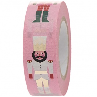 Disainteip 15mmx10m/ Xmas Pink