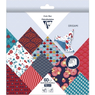 Origami paber 10x10, 15x15, 20x20cm, 60tk/ Hanayo