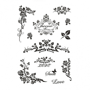 Clear stamp 11x15,5cm/Forever