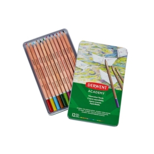 Watercolor Pencils Derwent academy 12pcs