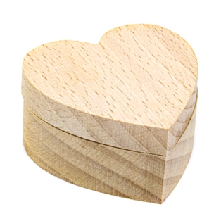 Wooden Box heart