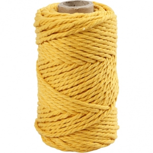 Macrame Yarn, yellow