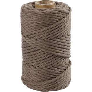 Macrame Yarn, light brown