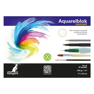 Watercolor paper pad A4, 300gr