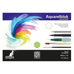 Watercolor paper pad A4, 300gr