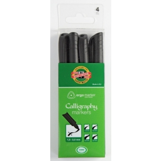 set of calligraphy markers 4pcs