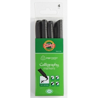 set of calligraphy markers 4pcs