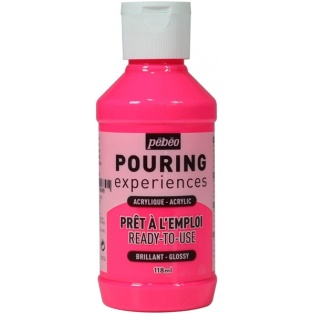 Akrüülvärv Pouring Experiences 118ml Fluorescent Pink