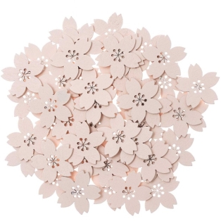 Puidust ornamendid, Cherry Blossom, 48tk roosa