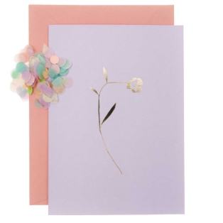 DIY Card, transformation lilac