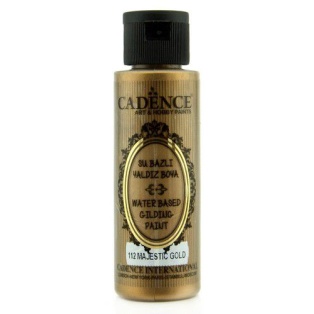 Gilding paint water-based Cadence 70ml- 112 majestic gold