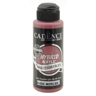 Hybrid acrylic paint  for Multisurface, 120ml/ coral