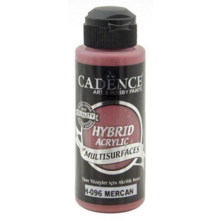 Hybrid acrylic paint  for Multisurface, 120ml/ coral