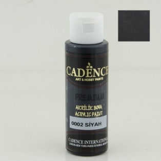 Akrüülvärv Cadence Premium 70ml/ 0002 must