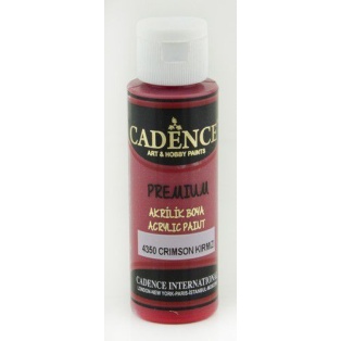 Acrylic Paint Cadence Premium 70ml/ 4350 crimson red