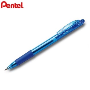 Pastapliiats lülitiga BK417 0,7 sinine, Pentel