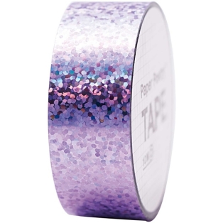 Disainteip Holographic 19mmx10m/ Dot lilac