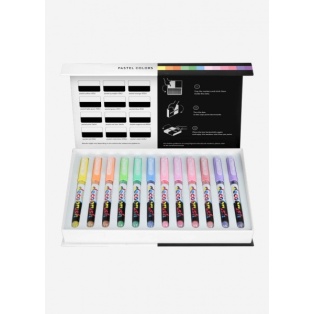 Pigment Deco Bruch set pastel 12pcs