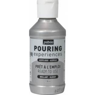 Acrylic paint Pouring Experiences 118 ml Silver