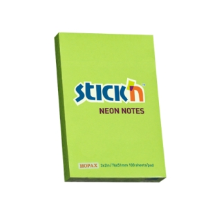 Sticky note Stick´N 21162 76x51mm lime