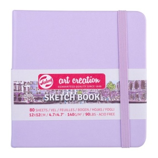 Visandiplokk Art Creation 12x12cm, 80l, 140gr, violet