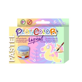 Guaššvärvide komplekt 6x40ml Playcolor/ pastel