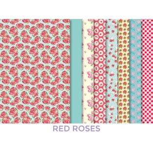 Making Couture Fabric Set kit Red Roses