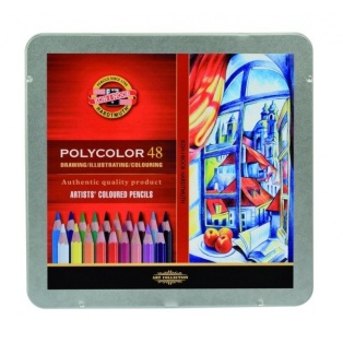 Kunstniku värvipliiatsid Koh-I-Noor Polycolor 48tk