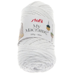 Macrame Yarn, white