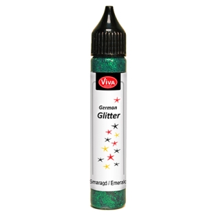 3D Glitter Pen 28ml/ smaragd-roheline