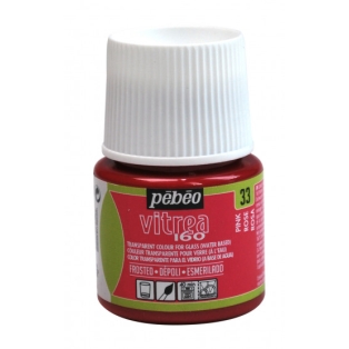 Glass Paint V160 frost 45ml, 33 pink
