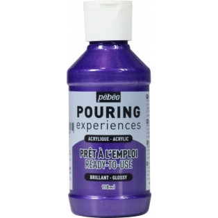Acrylic paint Pouring Experiences 118 ml metallic purple