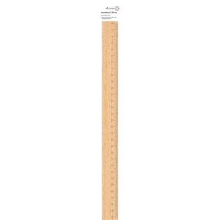 Wooden Ruler, 30cm